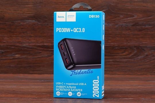 Power Bank HOCO DB130 20000 mAh QC3.0+ PD30W чорний