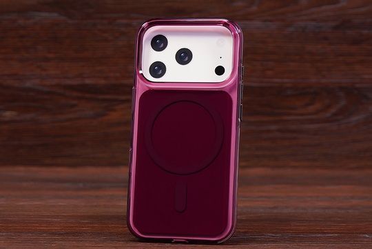Накладка Bigc Pure MagSafe Iph 18ProMax Dark cherry