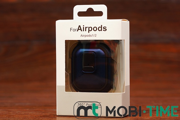 Футляр for AirPods 1/2 Protective (dark blue)