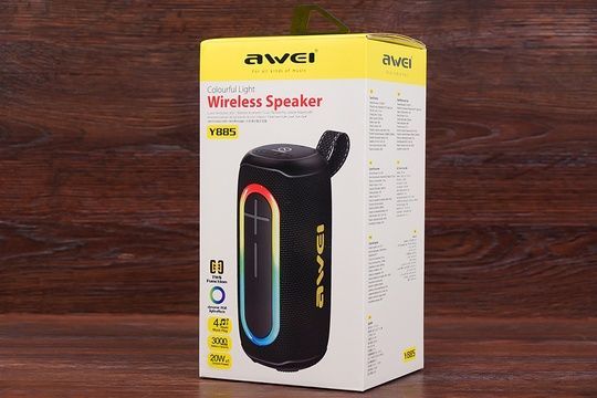 Колонка Awei Y885 RGB 20W(чорна)