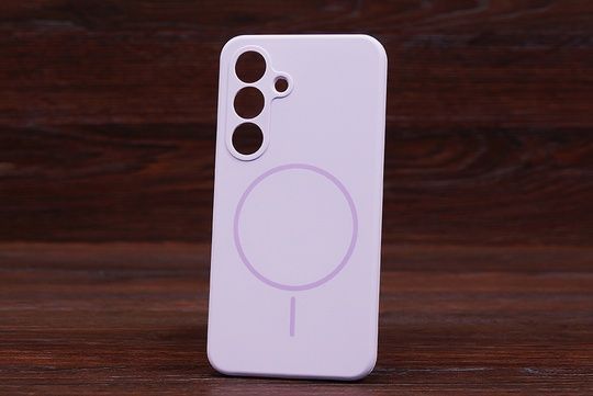 Silicone Soft Close Magsafe Sams S25Ultra New purple