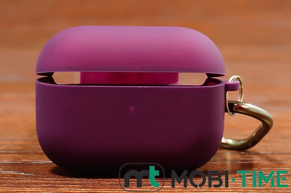 Футляр for Air Pods 3 з мікрофіброю (plum)