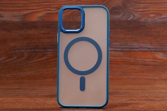 Силікон Matte Acrylic MagSafe Iphone 14+ Blue