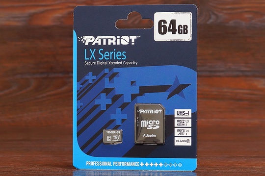 MSD 64GB Patriot LX Series/C10 +SD