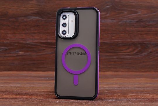 Накладка Shield MagSafe Sams A16 Black/Violet