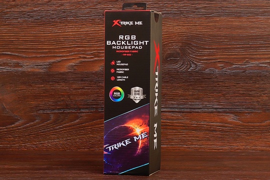 Килимок для мишки Xtrike MP-602 (350х250х3 мм) RGB