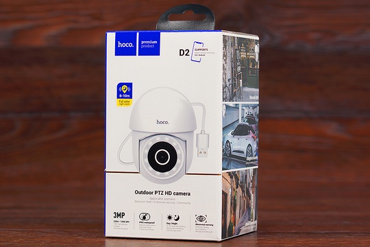 Smart camera Hoco D2 Wi-Fi 3MP (біла)