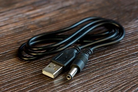 USB Кабель DC-5.5х2.1mm for T2/роутер (1m)