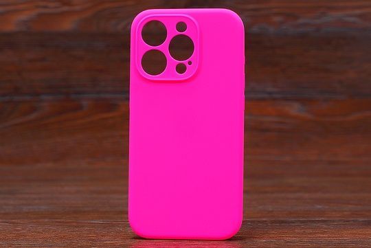 Silicone Case Close Camera (no logo) Iph 17ProMax Shiny pink (23)