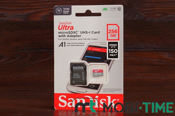MSD 256GB SanDisk Ultra A1 (150Mb/s) /C10+SD