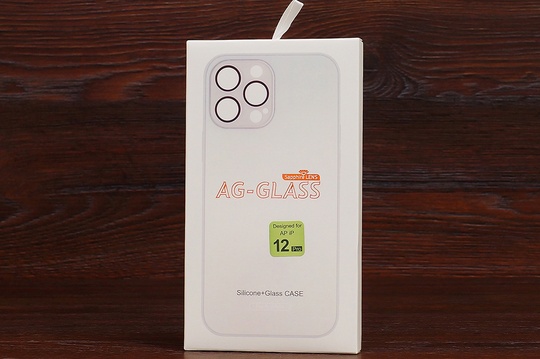 Накладка AG-Glass Matte iPhone 15 Pearly white