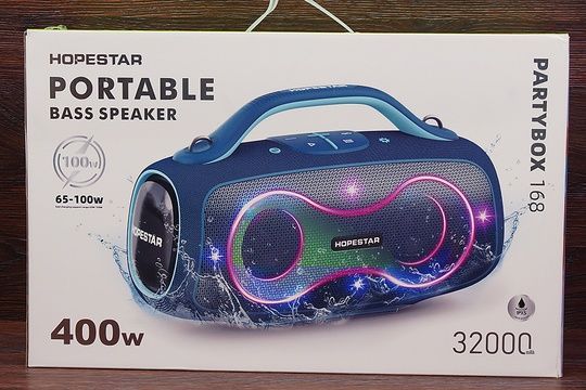 Колонка HOPESTAR Party Box 168 (синя)