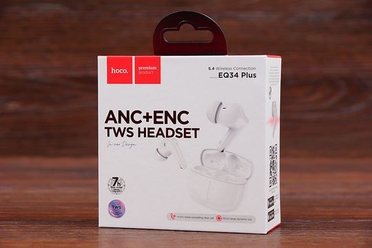 Навушники TWS Hoco EQ34 Plus ANC (білі)