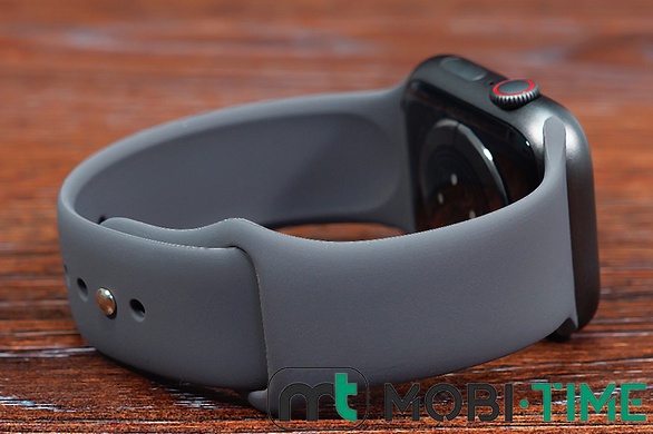 Ремінець AppleWatch резин.42/44/45/49 Dark gray (15)