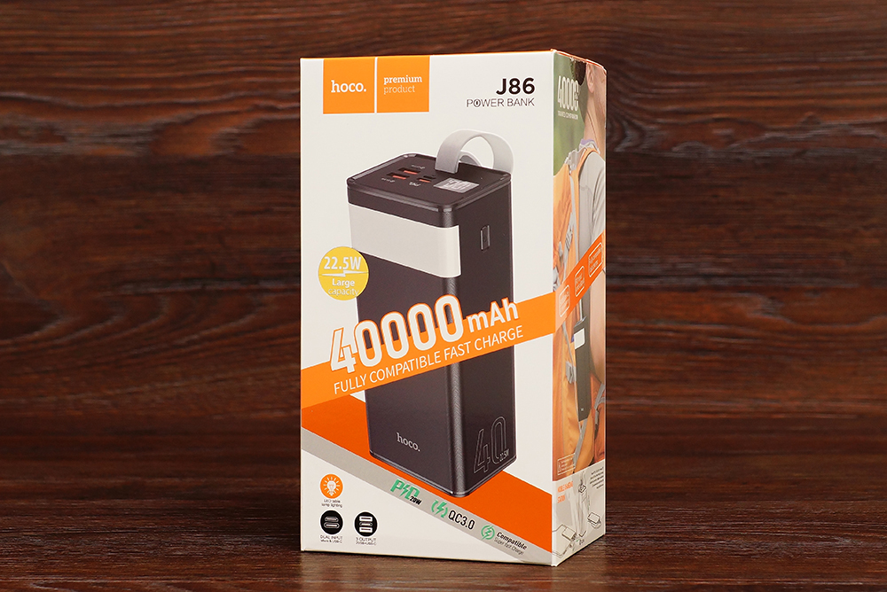 Power bank J86 Powermaster 22.5W 40000mAh - HOCO